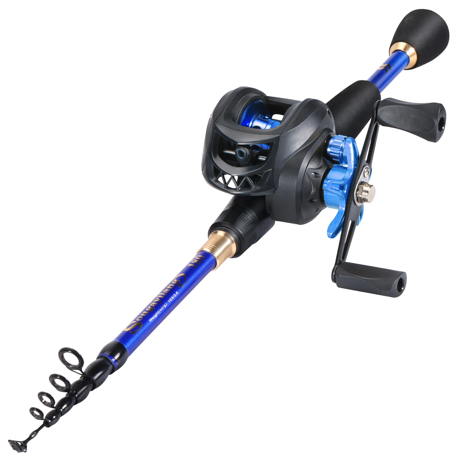 Conjunto completo Sougayilang listo para pesca