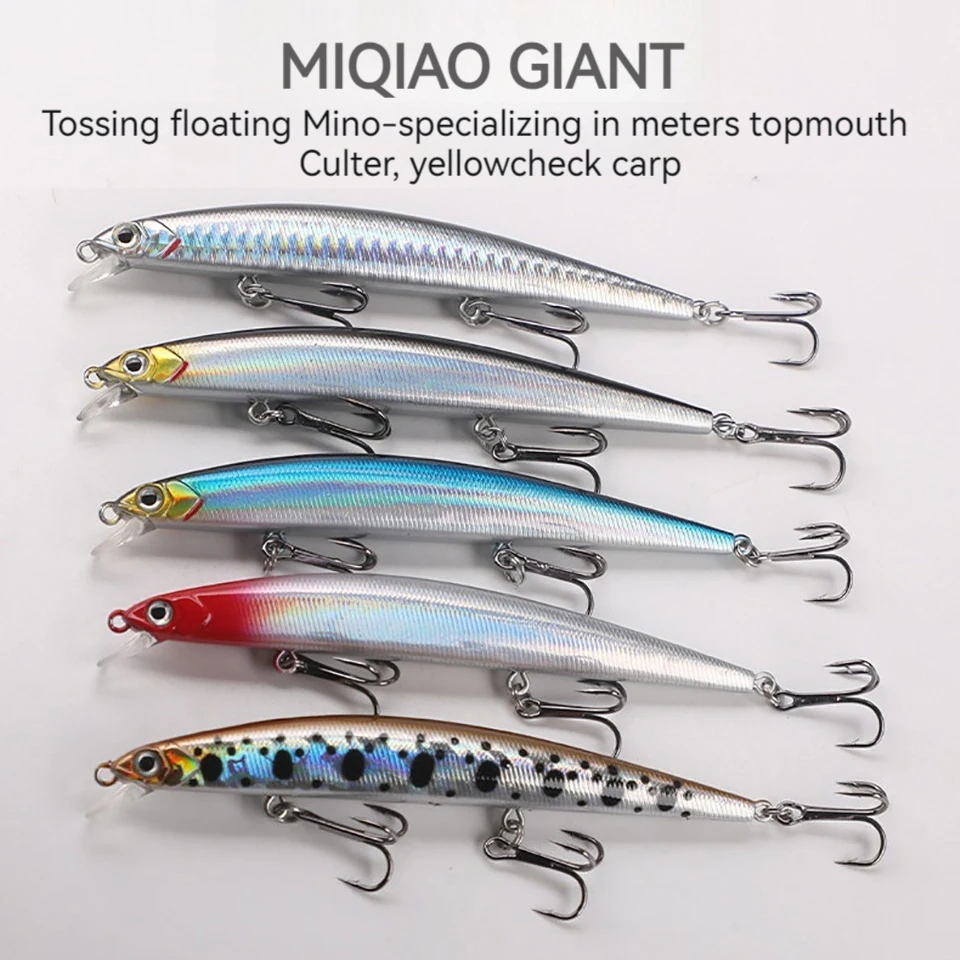 WALK FISH-Señuelos de Pesca de pececillos, 1 piezas, 11g/14,5g, flotante, Wobbler, Swimbait, cebo duro Artificial, Crankbait, aparejos de Pesca de carpa - imagen 5