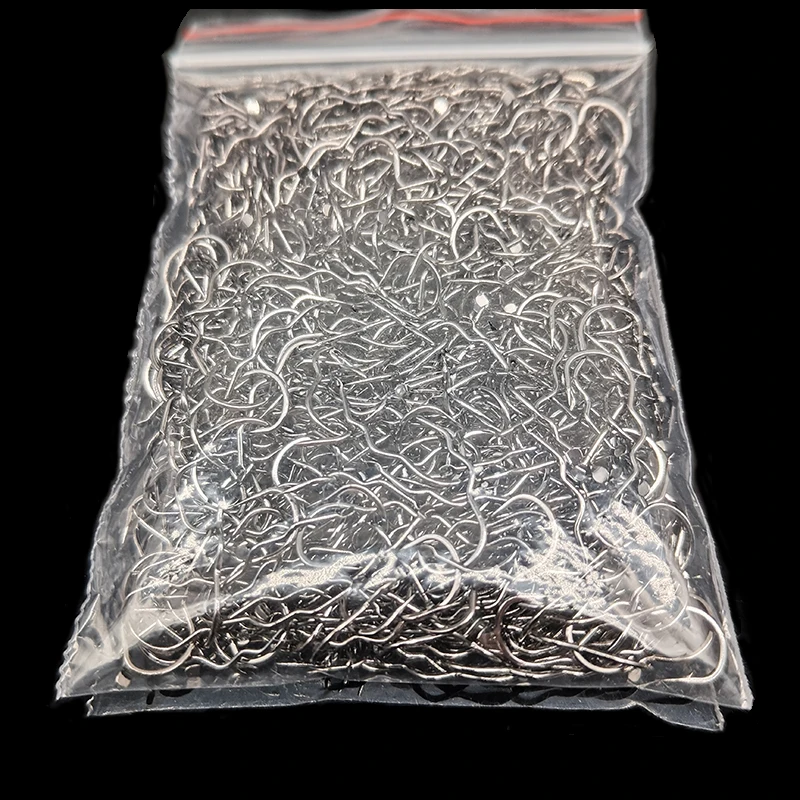 Anzuelo de Pesca en hielo para invierno, accesorio con tapa automática, anticaída, para carpa, 50 piezas, 1 #-10 #