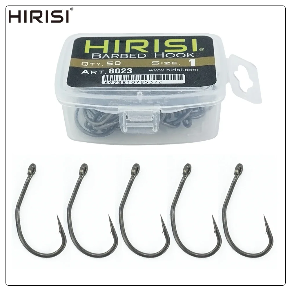 Kit de anzuelos Hirisi 8023 en caja de plástico