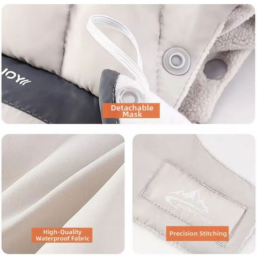 Gorro de esquí informal y cálido para invierno, gorro Ushanka grueso para mantener el calor, gorro con orejeras a prueba de viento para la cara y la oreja, Unisex - imagen 4