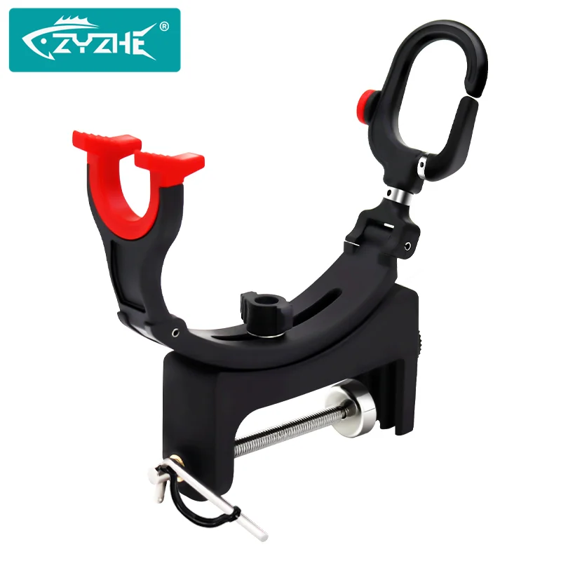 Soporte para caña de pescar ZYZ, tamaño pequeño, plegable, portátil, de nailon de alta resistencia, ángulo ajustable, balsa de pesca para barco, soporte de pesca