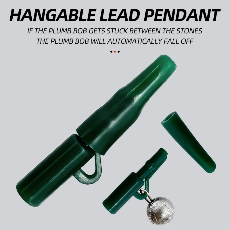 Herramientas de pesca de seguridad para carpa, Clip de plomo, gomas traseras, Kit de manga de tubo, aparejos de pesca de carpa, 20 piezas - imagen 4