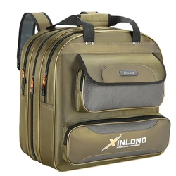 Bolsa de protección de pesca, bolsas deportivas de caza, mochila multifuncional para aparejos de pesca, organizador de señuelos, bolsa de almacenamiento, mochila para senderismo al aire libre