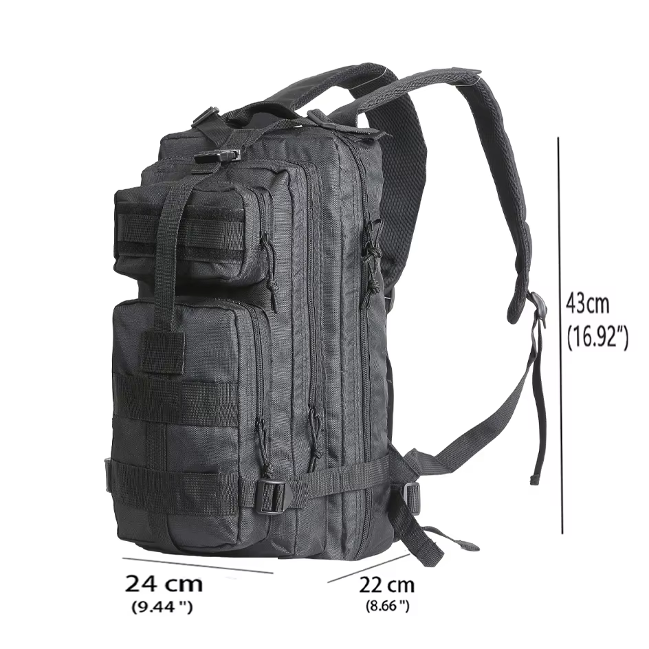 Lawaia-mochila táctica pequeña para exteriores, bolsa ligera para ordenador portátil, gimnasio, aparejos de pesca, viaje, Camping, senderismo, 30l - imagen 4