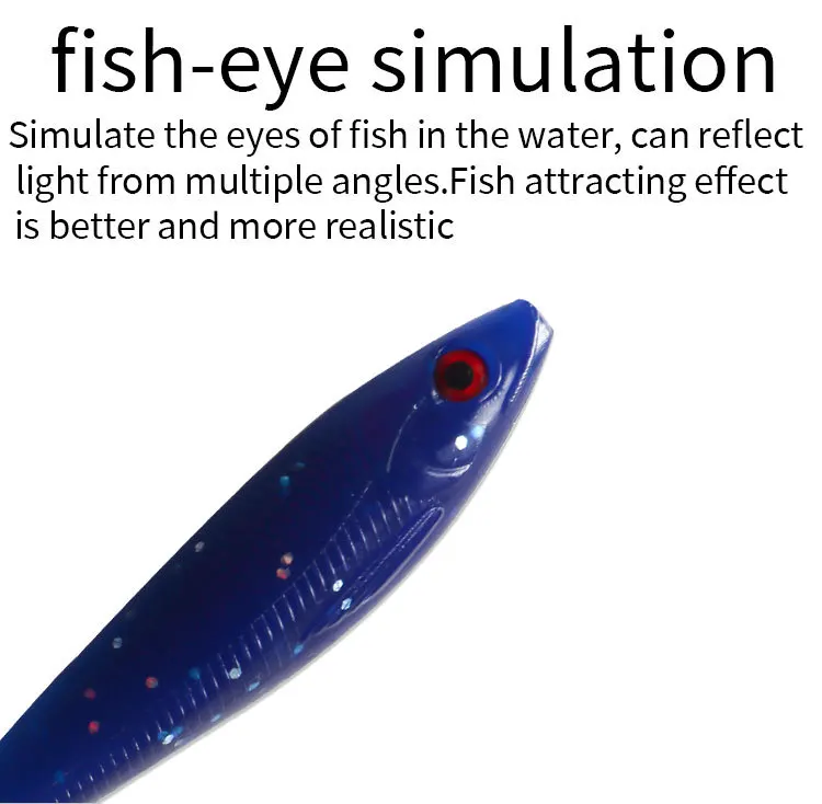Experimente el encanto realista de la simulación de ojo de pez con nuestro cautivador señuelo de pesca