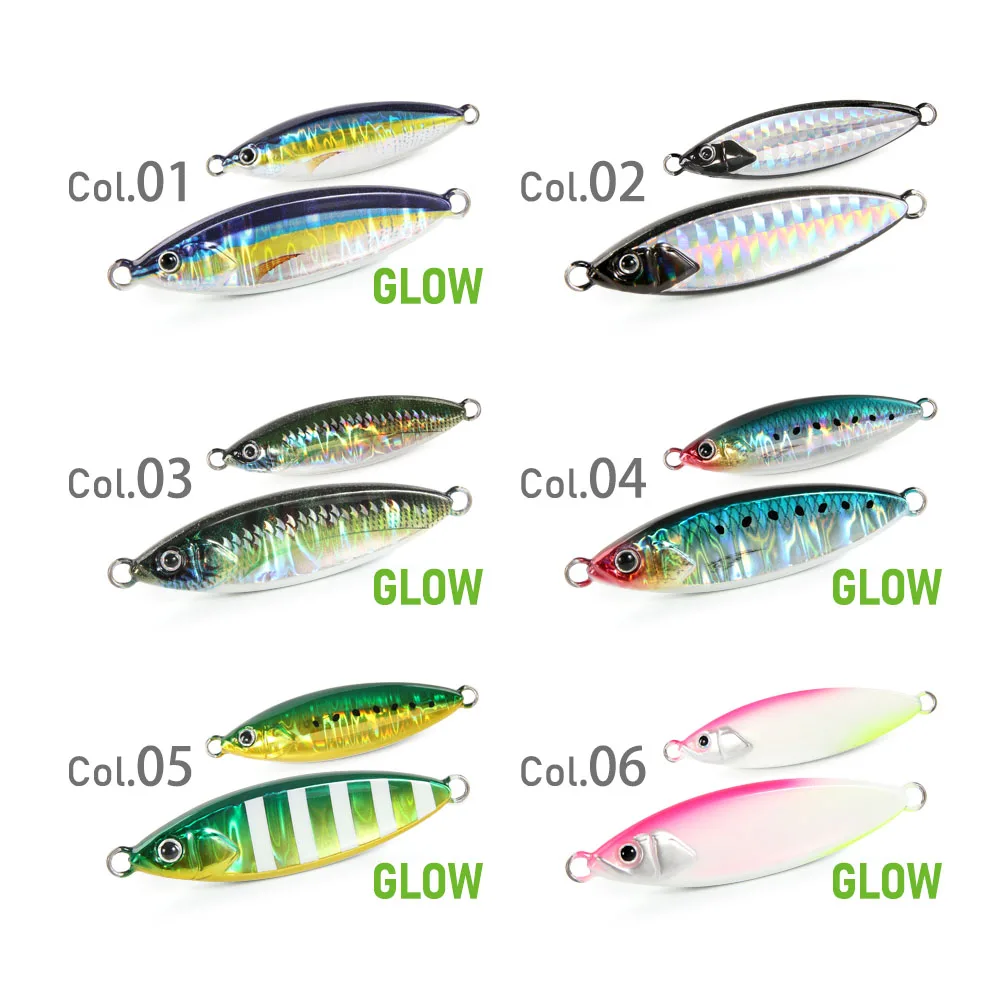 Plantilla de paso lento 2025, cebo Artificial costero para lubina, salterwater, con anzuelo de asistencia, Tuna, nuevo brillo, señuelo de pesca, fundición, 15g, 30g, 40g - imagen 5