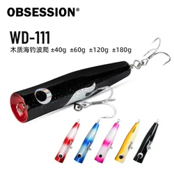 Popper madera Obsession WD111 – Señuelo superficie para currican mar
