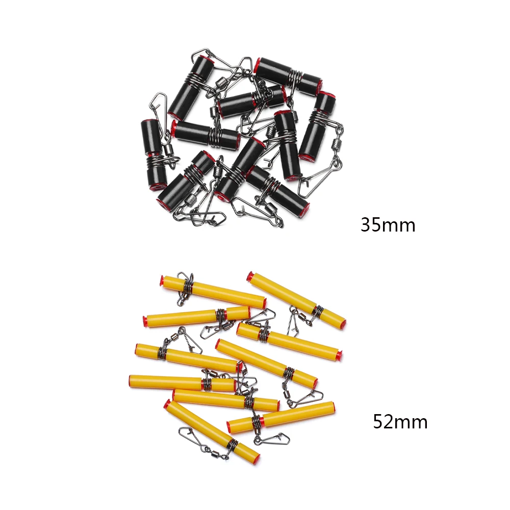 10 Uds. Equilibrio S/L antibobinado superior equilibrio de pesca en el mar cabeza giratoria de plástico transparente - imagen 5