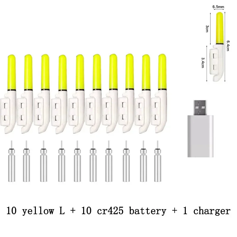 yellow L and battery