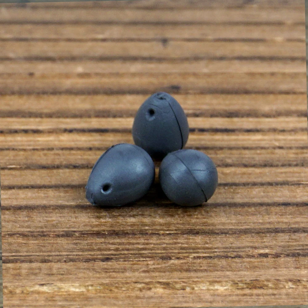 Hirisi 10 Uds. Cuentas de anzuelo de pesca de tungsteno 0,4g cuentas de anzuelo de fuerza descendente para accesorios de pesca de carpa - imagen 5