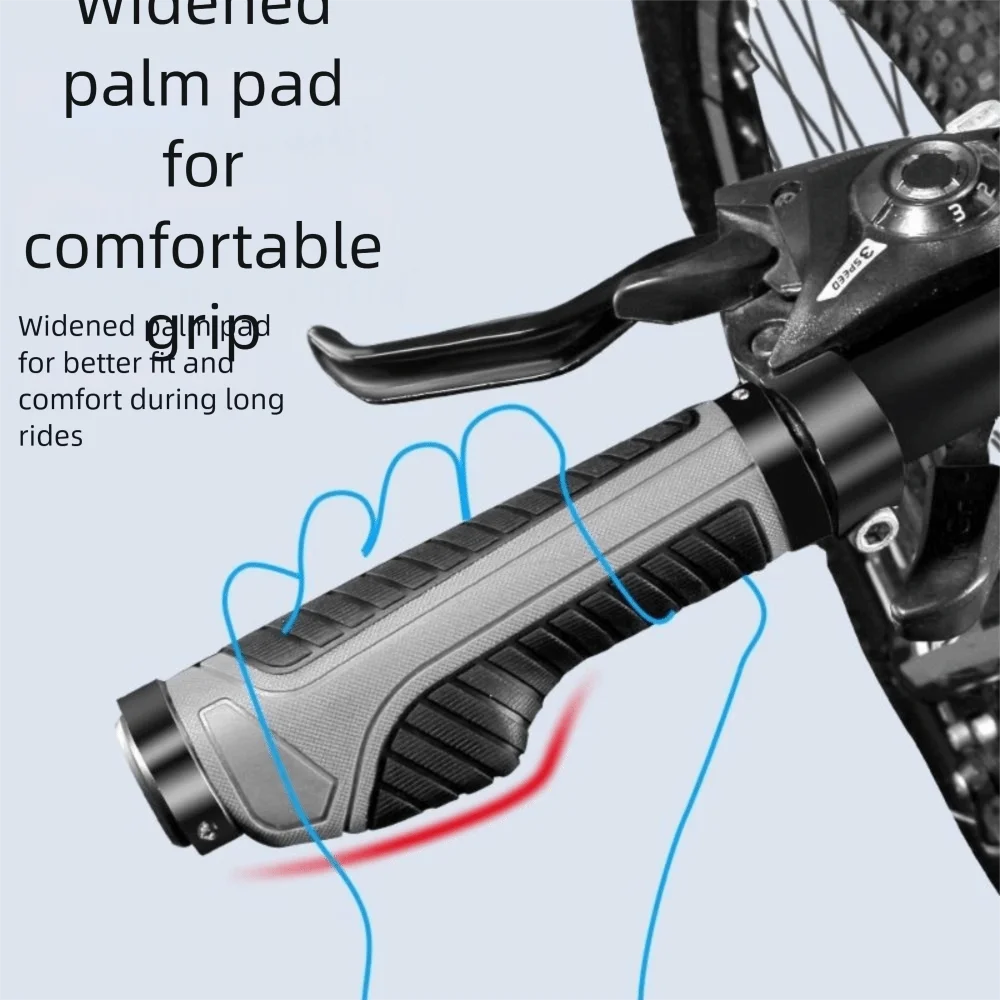 Empuñaduras de manillar de bicicleta de goma duraderas, 5 colores, antideslizantes, empuñaduras de bicicleta de montaña, accesorios para bicicleta - imagen 3
