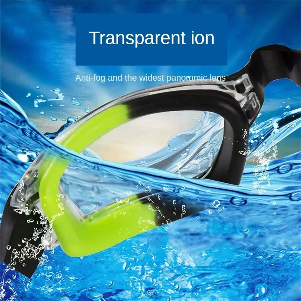 Gafas de natación con tapones para los oídos para niños, protección UV antivaho, impermeables, de silicona, para piscina y playa - imagen 2