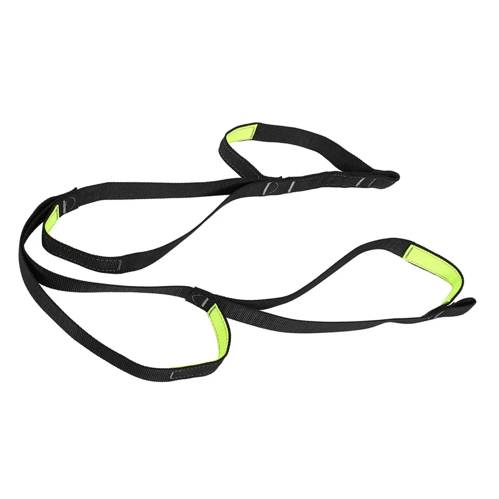 Pedal de escalada de fibra de poliéster, correa ajustable, eslinga ascendente de escalada de 4 pasos, cuerda de escalada, cuerda plana para espeleología - imagen 4