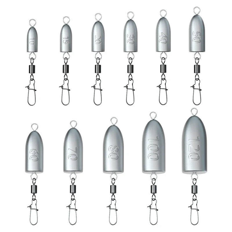 NUNATAK-plomo de pesca de barco de mar, núcleo suave, 10G-120G, plomo hueco, cuentas de barrera, plomo de larga distancia, plomo inferior anti-colgante