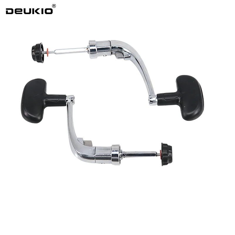 DEUKIO DIY manivela metálica plegable para carrete spinning