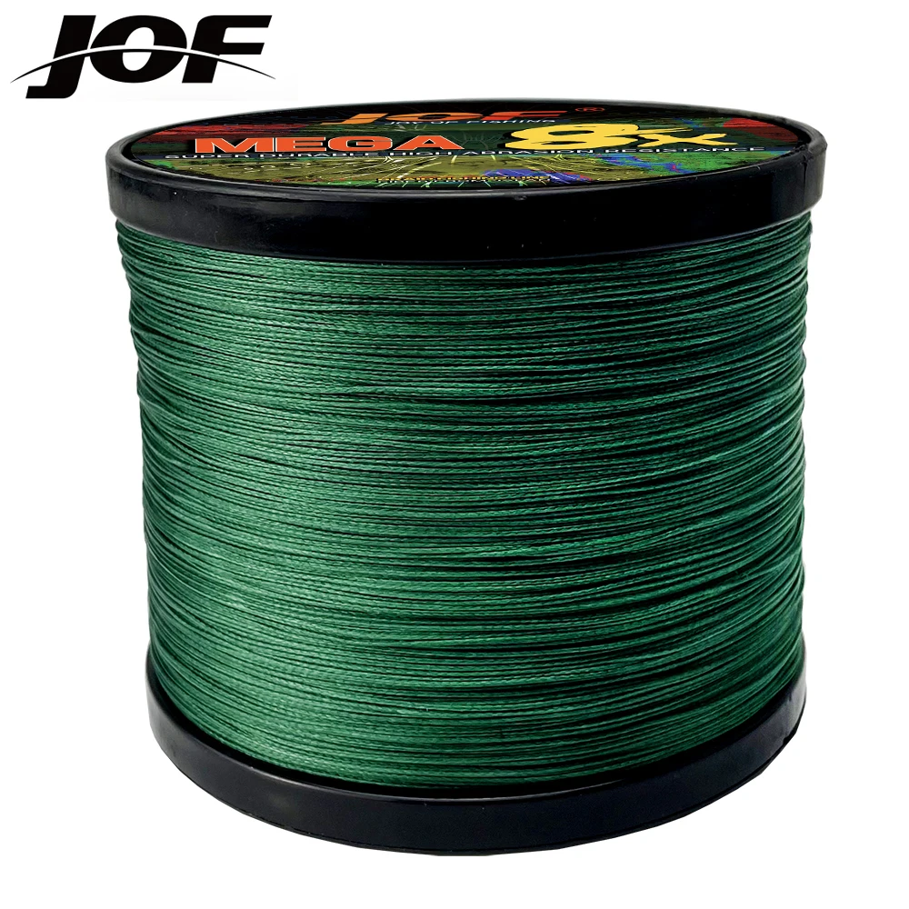 JOF Japón 8X 8 hebras hilo de pescar trenzado 1000M multifilamento PE alambre mosca mar agua salada tejido Pesca extrema - imagen 3
