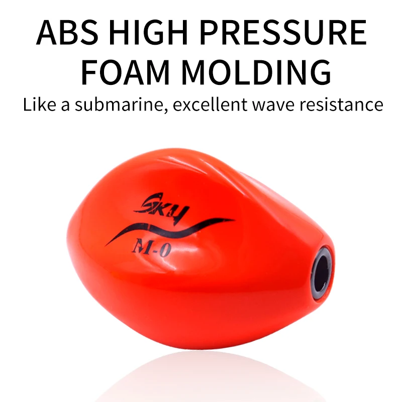 ZYZ-flotador de pesca de natación completa, Bobber móvil Abo, anticolisión ABS, boya de pesca en roca de mar, boya de pesca de agua dulce y salada - imagen 5