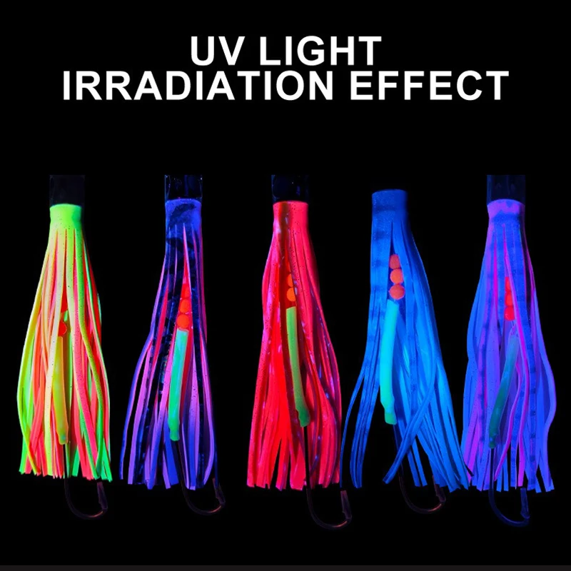 Señuelo de arrastre con cabeza de cobre – Cebo duro para marlín y atún - imagen 2