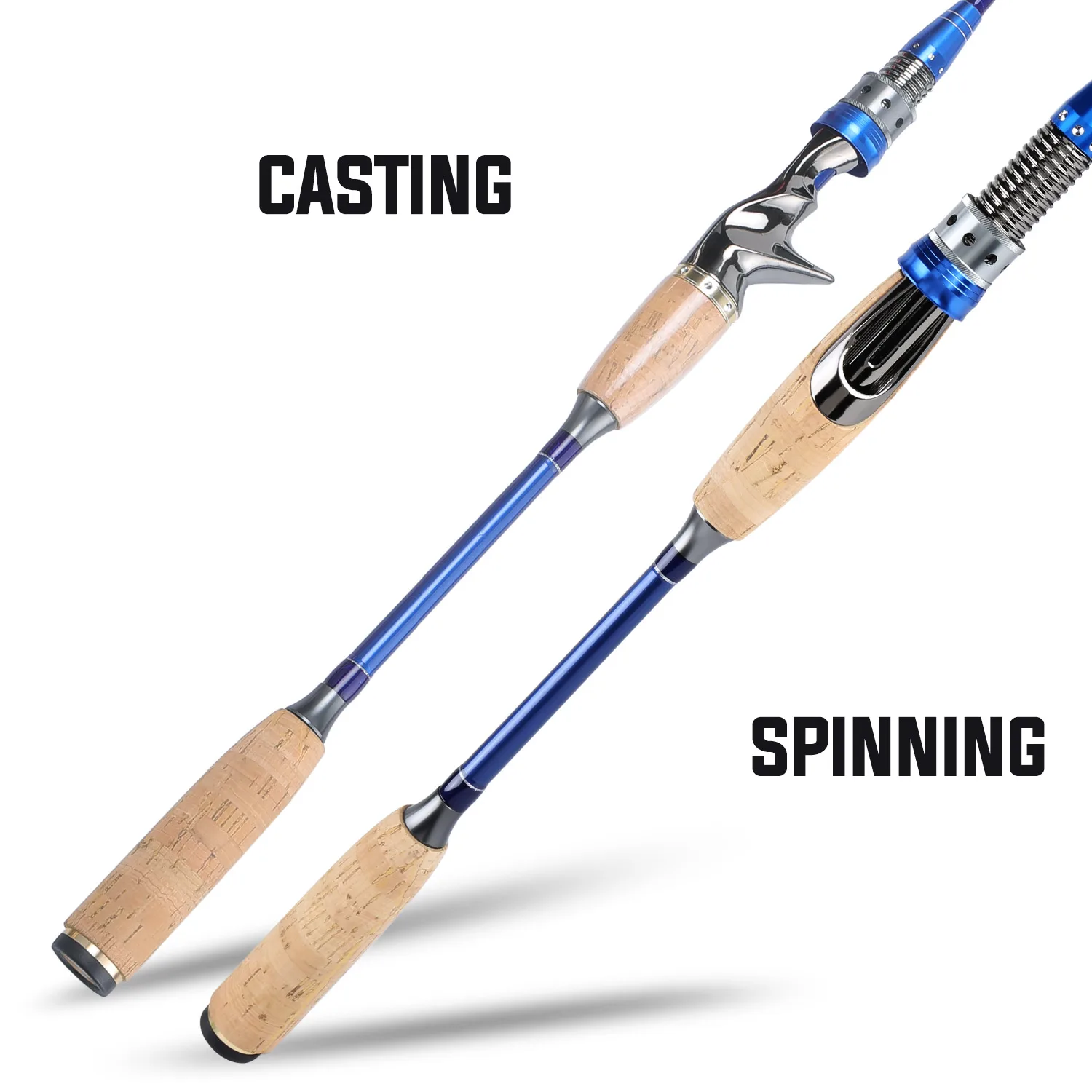 Sougayilang-caña de pescar de 4 secciones, peso ultraligero de 2,1 M, caña de pescar de carbono, caña de viaje giratoria, aparejos de pesca de carpa - imagen 5