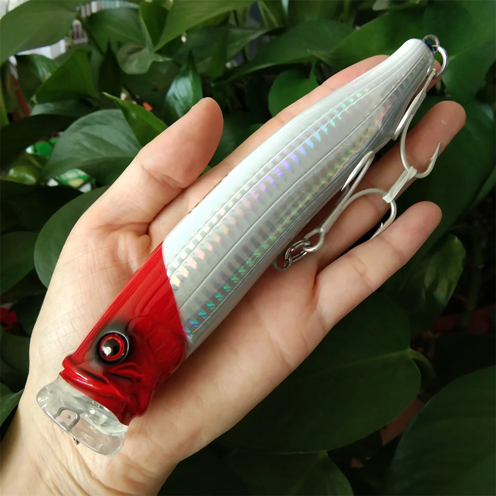 Noeby-señuelo de atún flotante, anzuelo duro de agua salada superior para pesca, NBL9246, 2 piezas, 150mm, 54g - imagen 5