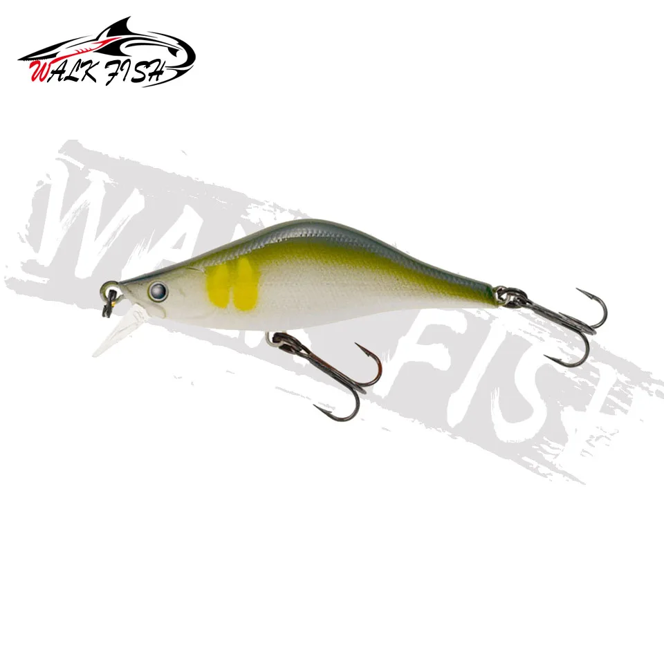 WALK FISH-Señuelos de Pesca de 55mm y 4,7g, cebo Artificial Wobbler para trucha, lubina y carpa - imagen 5