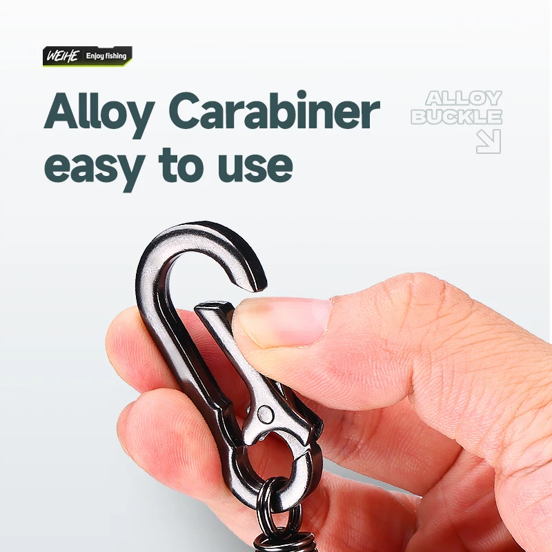 WEIHE 1 Uds llavero colgante en forma de pez 8cm36,7g material de aleación colgante Luya - imagen 3