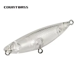 Popper Flotante Countbass Sin Pintar – Señuelo Superficie Blanco