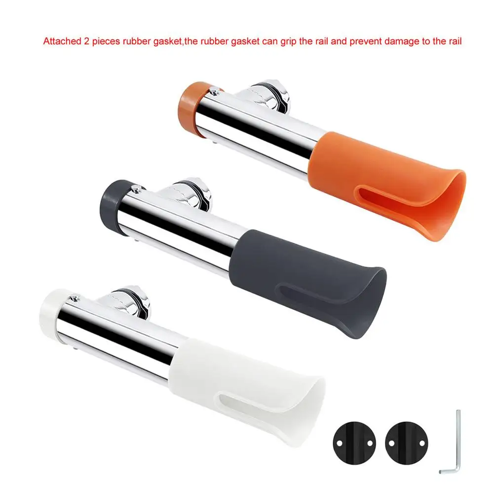 Proteja su riel con juntas de goma duradera para un agarre seguro