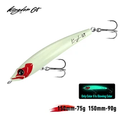 Kingdom GT Señuelo duro curricán – Ideal para pesca de atún
