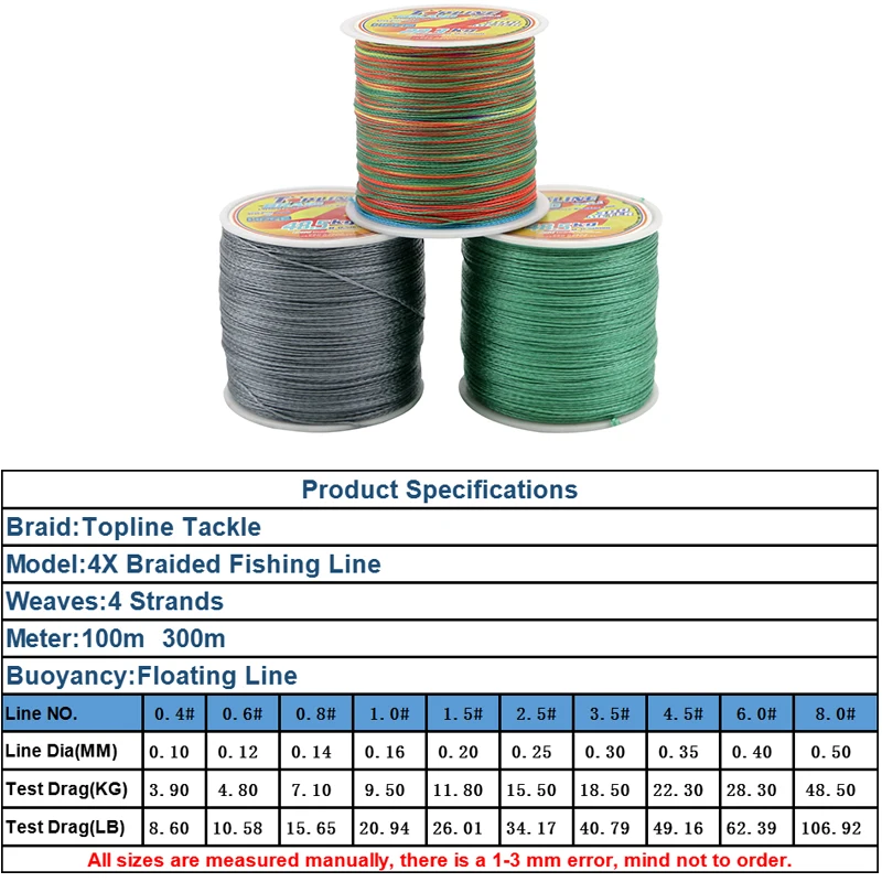 Hilo de pescar trenzado multifilamento para pesca en estanques y lagos - imagen 5