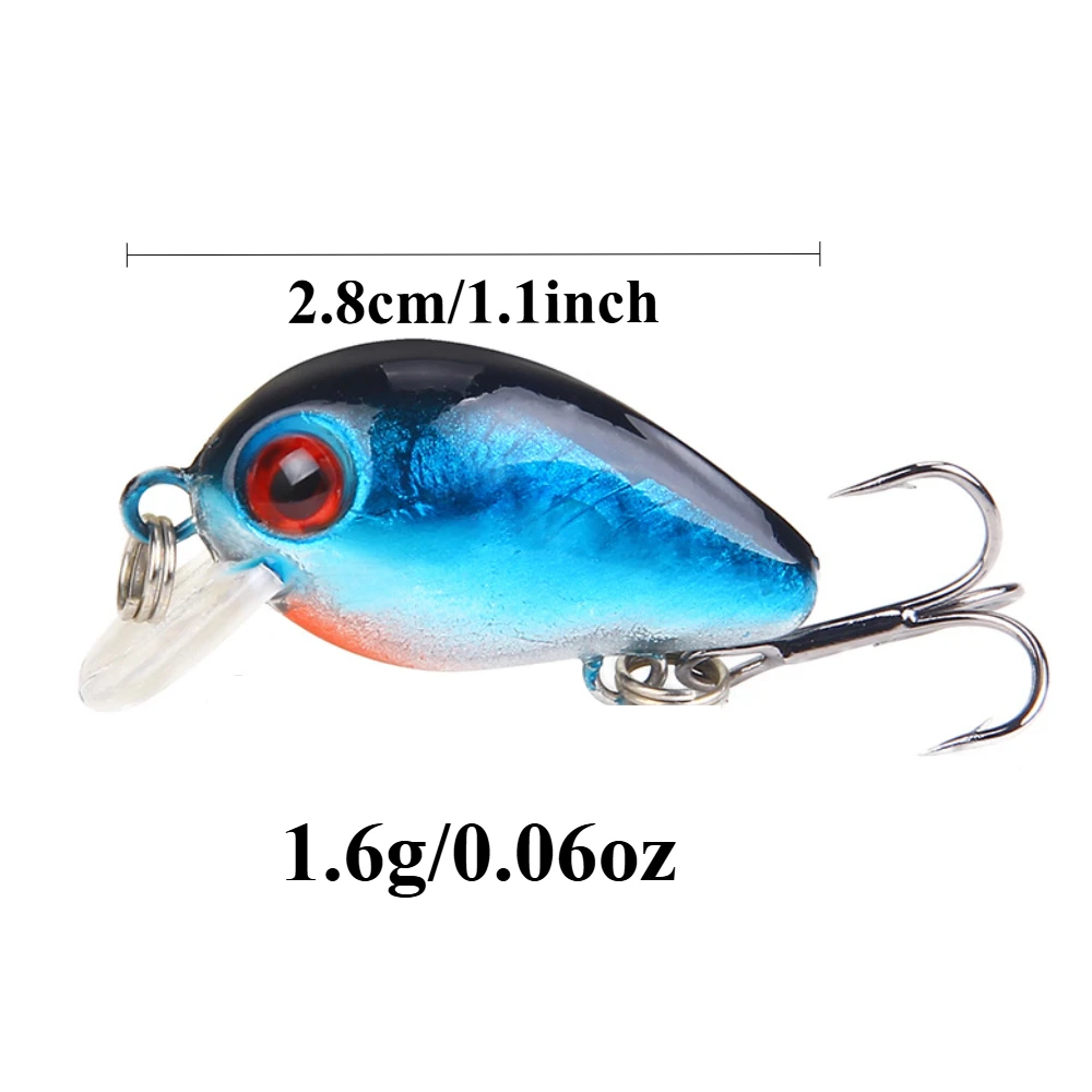Kit Mini Wobbler Crankbait para Trucha y Lubina – Señuelos Topwater - imagen 5