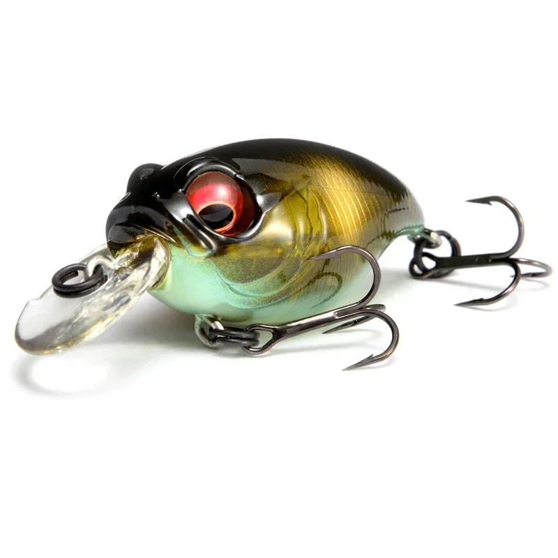 ALASICKA Japón cebo duro ruidoso 1 Uds 42mm 6g Topwater Crankbait Minnow señuelo de pesca flotante Mini manivela Wobbler señuelo de pesca - imagen 4