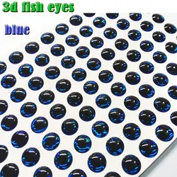 Ojos 3D para señuelos - 5 colores: azul, verde, plata, rojo, oro
