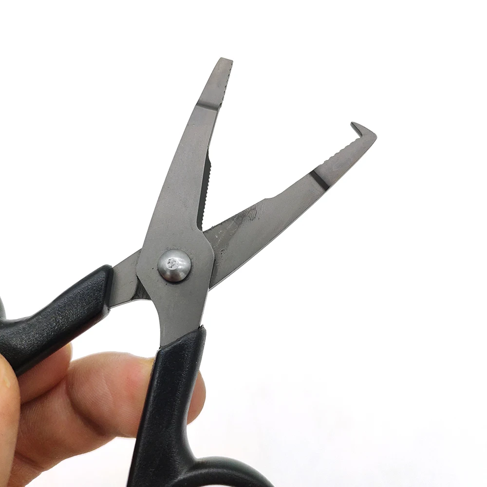 Tijeras de pesca pequeñas, herramientas portátiles de acero inoxidable para uso en línea de PE, señuelo para exteriores - imagen 4