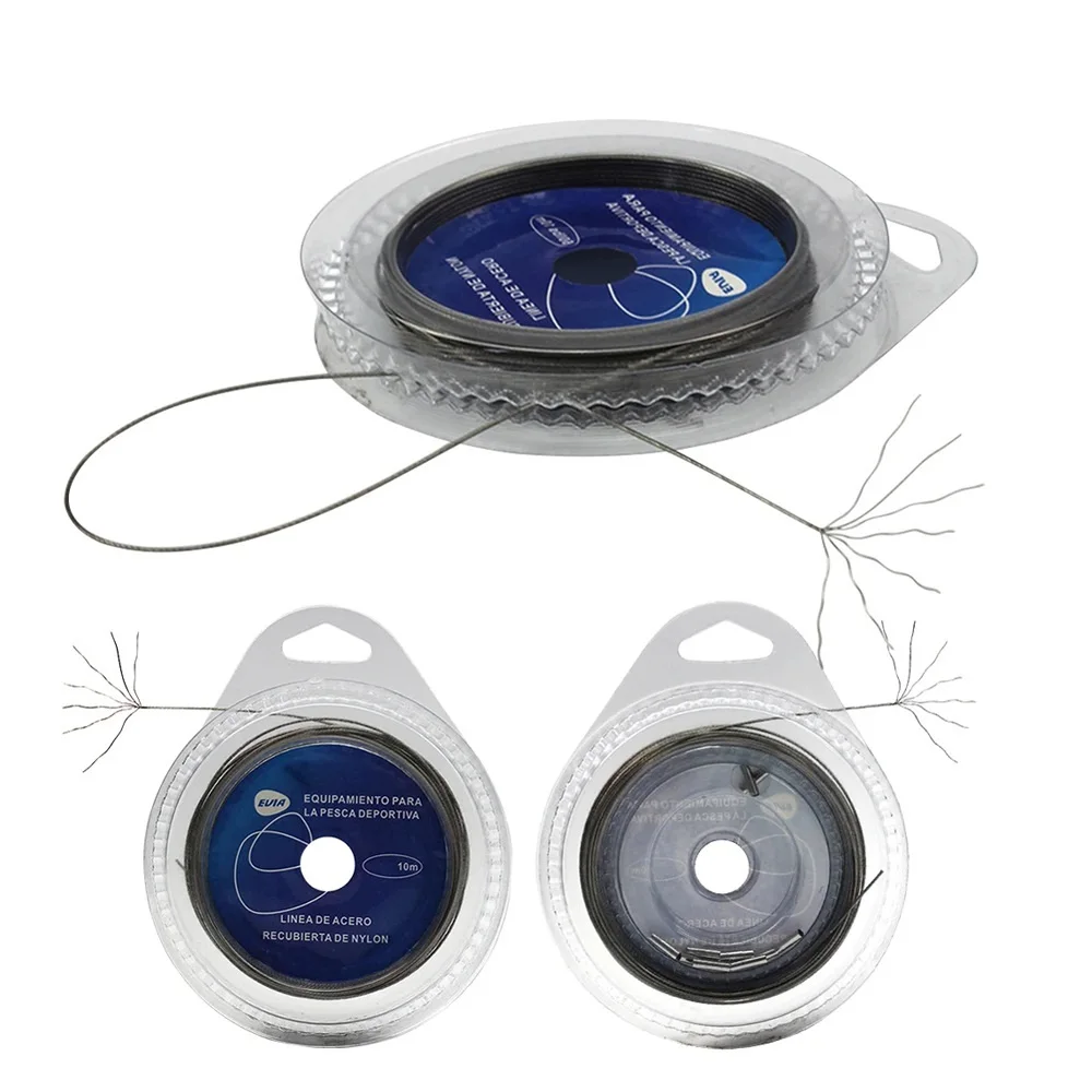 Líder de acero X7 con recubrimiento nailon para lubina y mar - imagen 4