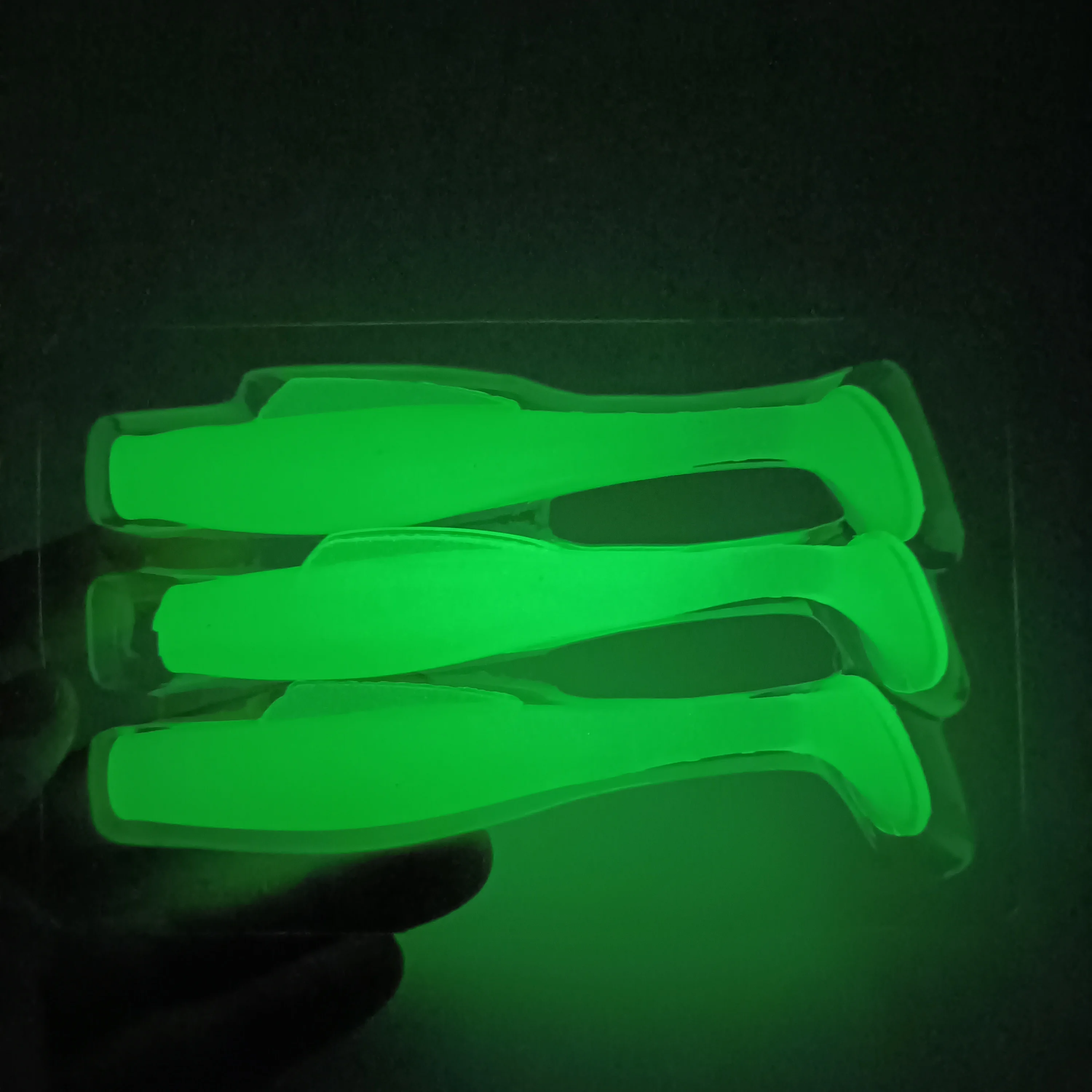 DUODUOYU-cebo suave flotante TPR, 3 uds., 120mm/13,5g, señuelo de pesca con cola en T grande, cebo de plástico suave, cola de paleta, aparejos de gusano suave - imagen 3