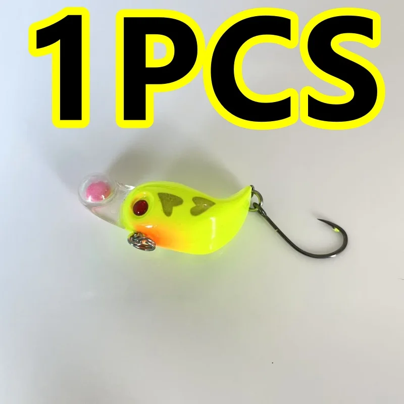 8013 3,2 cm 2,5g1 Uds LURETV Micro objeto roca sumergida pequeño señuelo graso trucha Makou cebo falso gancho único - imagen 2