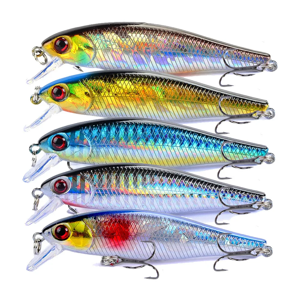 Señuelo de pesca de pececillos, cebo Artificial, Wobbler, Jerkbait, Isca, Swimbait, aparejos para lubina, Lucio, carpa, 1 piezas, 8,8 Cm, 9,2G - imagen 5