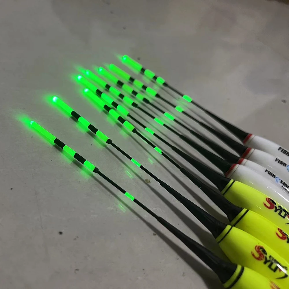 Flotador electrónico inteligente de pesca, luminiscencia LED de 2/3 piezas, 3g/5g/7g/8g/9g/10g, gran flotabilidad, Bold Night de verano, 2023 - imagen 4