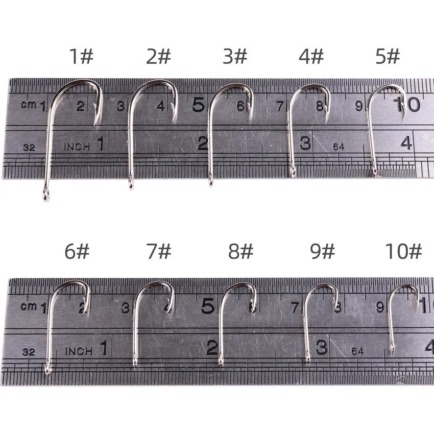 Sea.Yolo 50 Uds Baitholder anzuelo de pesca con púas señuelo de pesca vástago pico soporte de cebo vivo pesca de carpa anzuelo de gusano accesorios aparejos - imagen 5