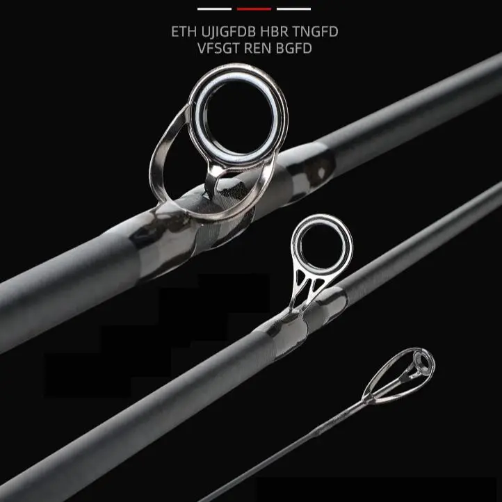 Caña de pescar ultracorta de fibra de carbono, caña de pescar superdura de viaje, multisección, Spinning/casting, 1,8 M/2,1 M/2,4 M - imagen 5