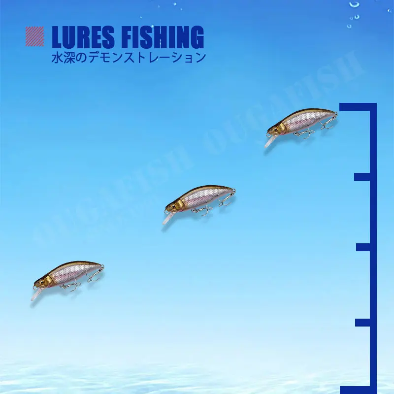 Stream-señuelo De Pesca pequeño para pececillos, superficie De perca De lubina De agua dulce, Accesorios artificiales, herramientas De Pesca, 64mm, 7,6g - imagen 5