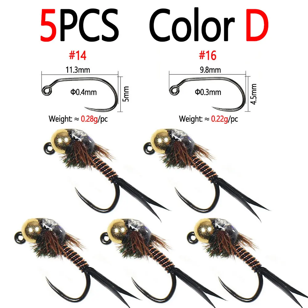 5pcs Color D