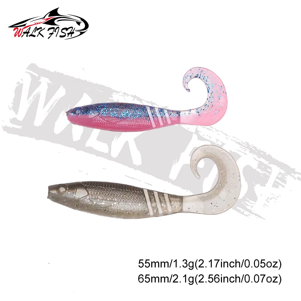 Walk Fish Swimbait de Silicona para Lucio – 55-65mm - imagen 2