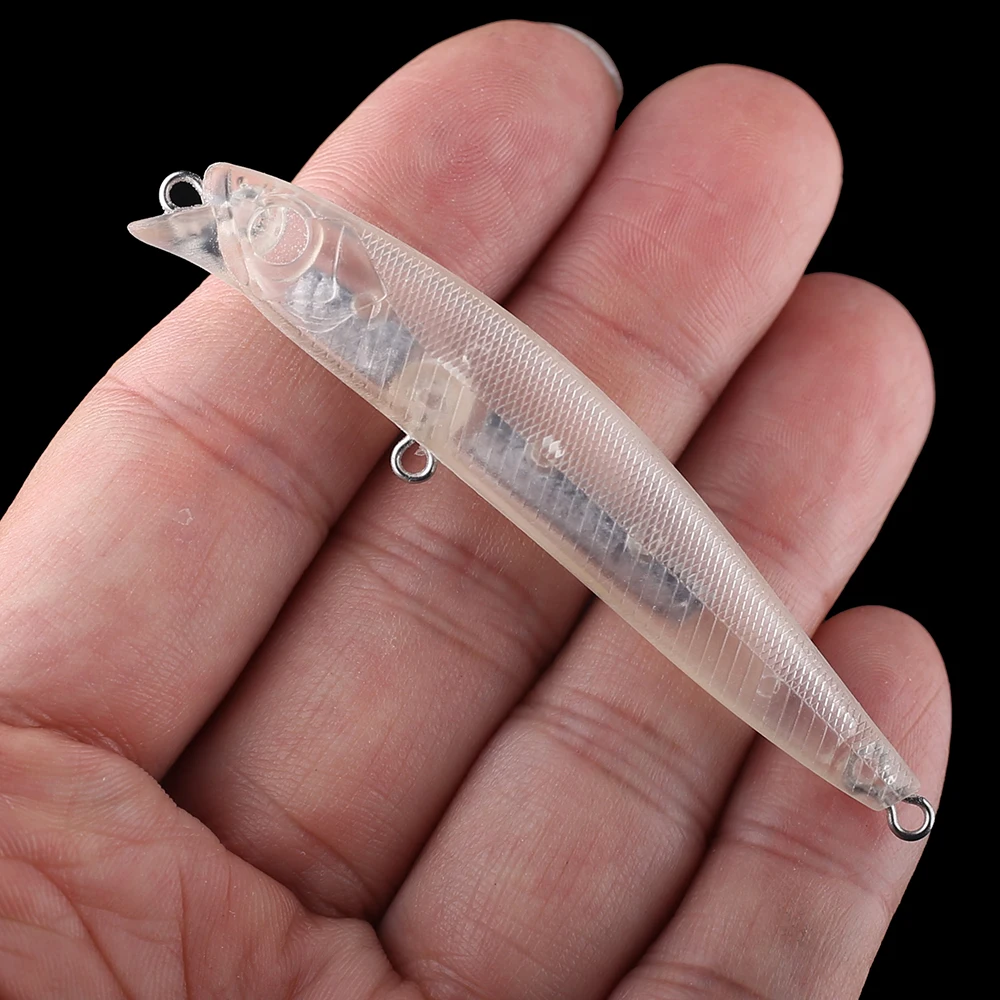 Chan’sHuang 20PCS Unpainted Blanks Bait 7.5cm 8.7g Sinking Silent Short Lip Wobblers Minnow DIY Artificial Fishing Lure - imagen 5