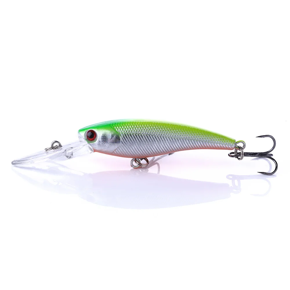 Señuelo Minnow artificial – Cebo duro para lubina, trucha y lucio - imagen 5