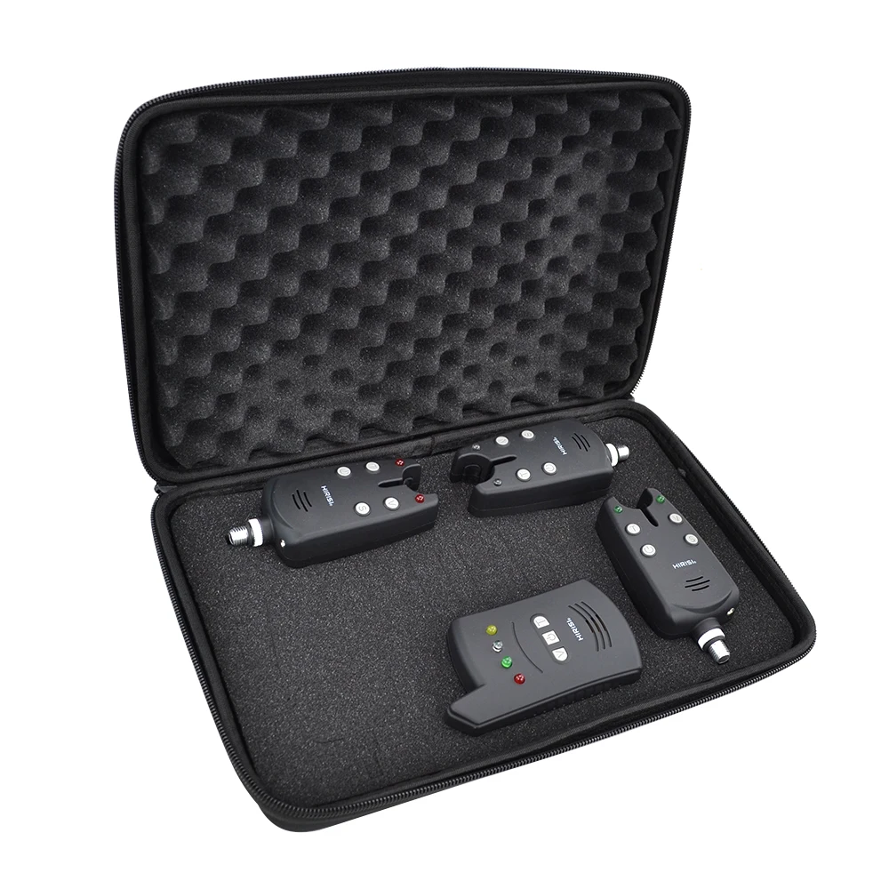 Juego de alarma de pesca de carpa 1 + 2 alarmas de mordedura inalámbricas para indicador de mordedura de pesca gruesa de carpa B1235 - imagen 4