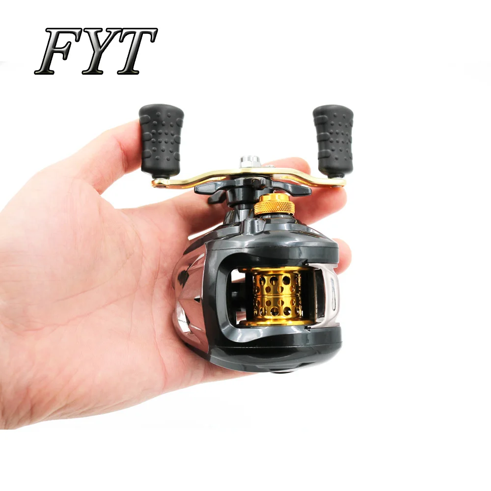 Carrete de pesca Baitcasting, 13 rodamientos, impermeable, mano izquierda, alta velocidad, sistema de freno magnético, LG200 - imagen 3