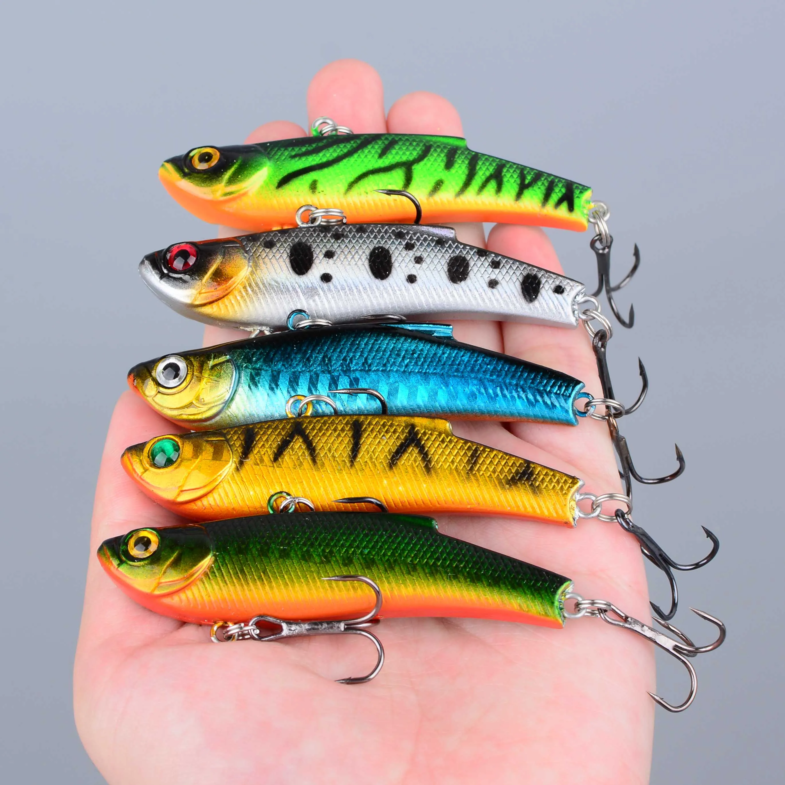 Señuelo VIB hundente con anzuelos triples para Lucio y Trolling - imagen 2